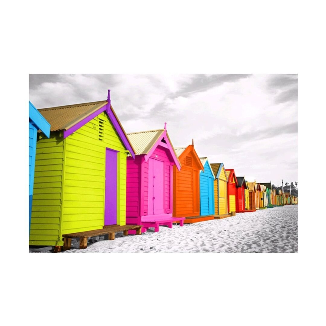 At the beach Glass picture - Ideal Furniture ES