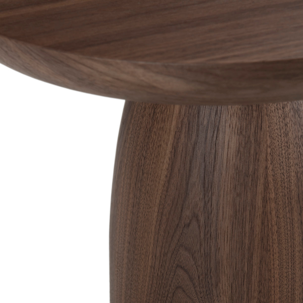 Walnut side table