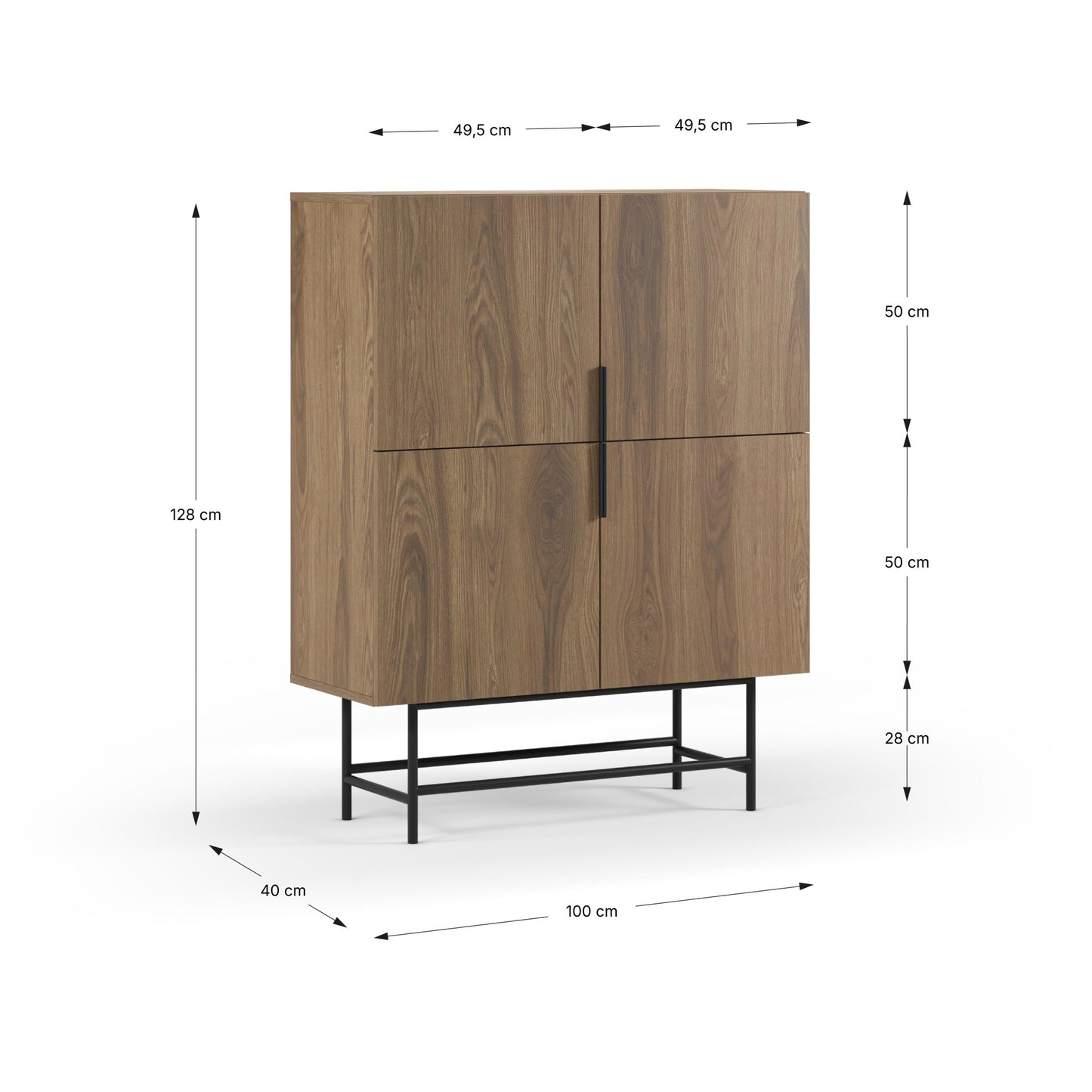 Eldia tall Sideboard - Ideal Furniture ES