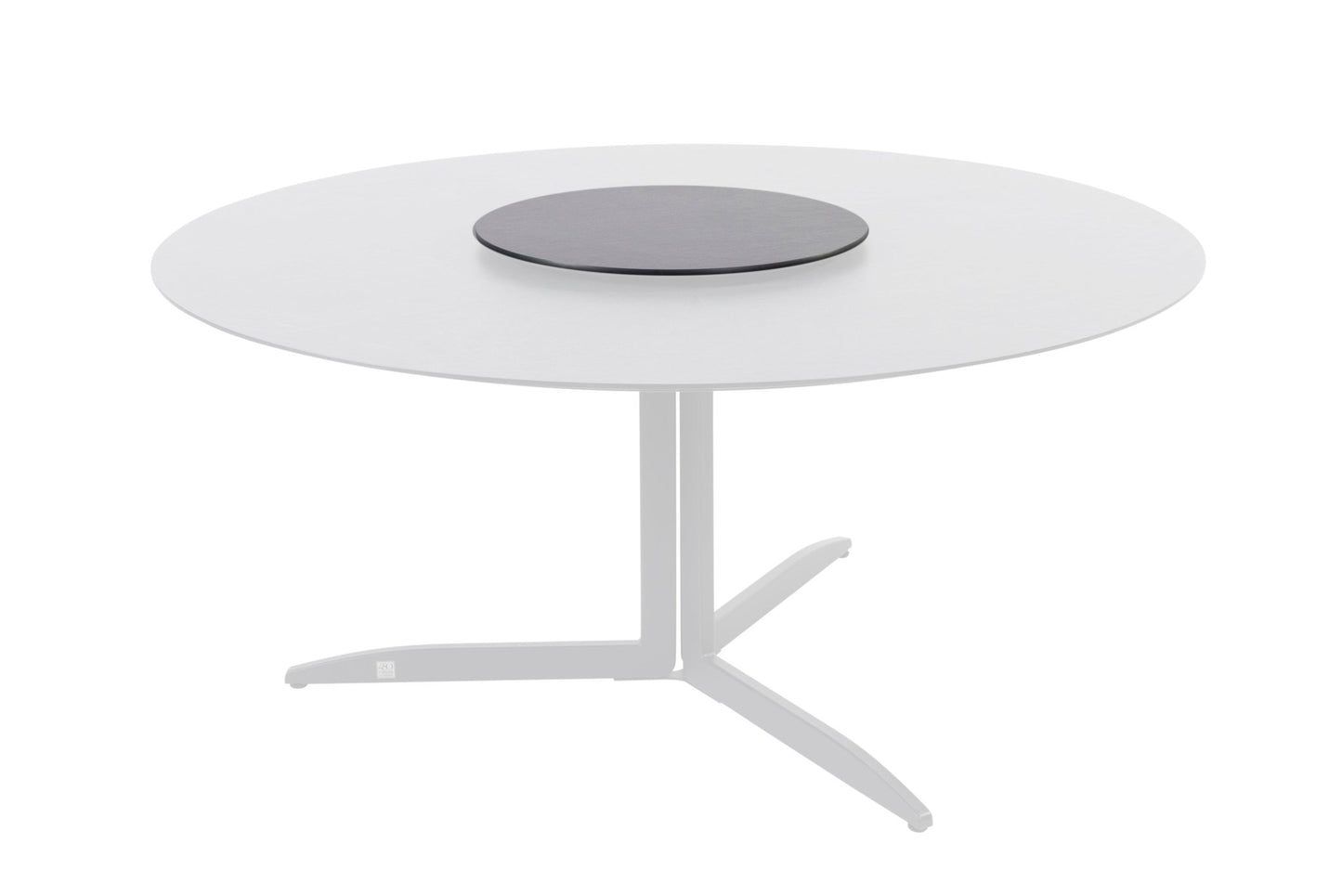 Lazy Susan HPL Slate - Ideal Furniture ES