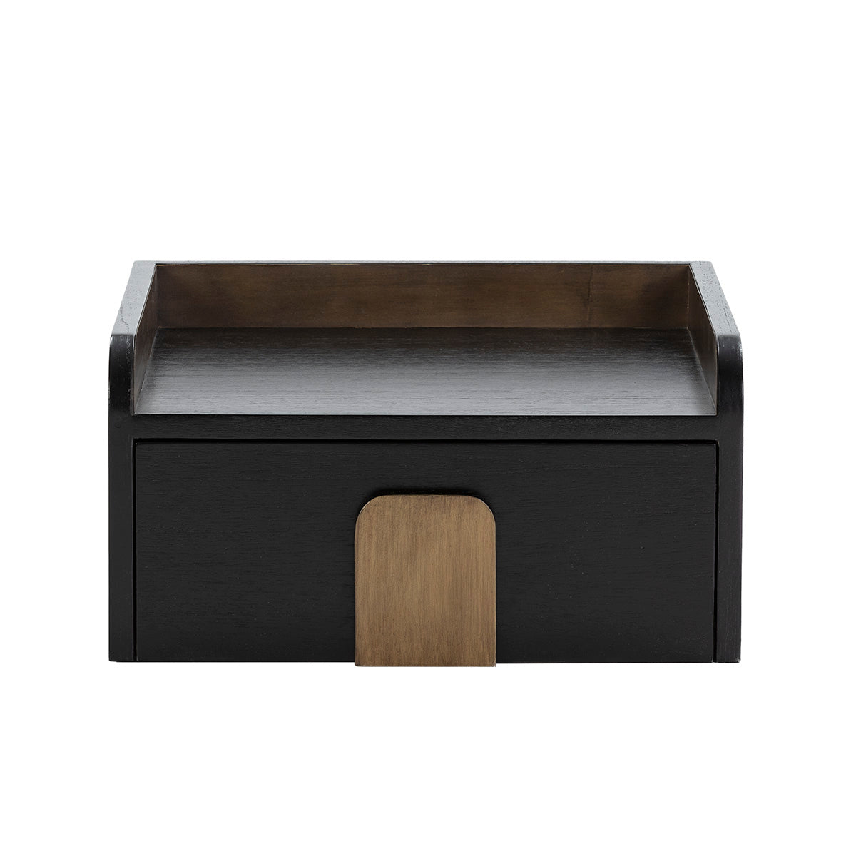 Madera Cedro/Metal Bedside Table - Ideal Furniture ES