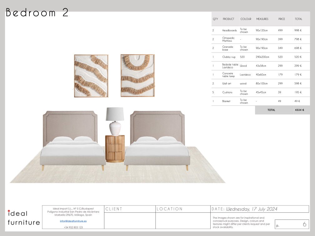 Boho Package - Ideal Furniture ES