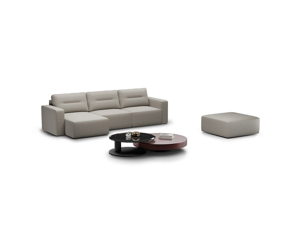 beautiful modern simple sofa in grey, chaise lounge available in estepona, marbella, malaga, costa del sol.