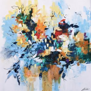 Oil paining Jardin - Ideal Furniture ES