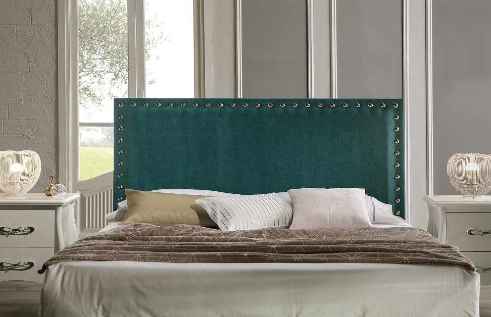 modern bed in green color available in bel air, benalmadena, casares, duqeuesa, fuengirola, gibraltar, malaga, sotogrande, estepona.