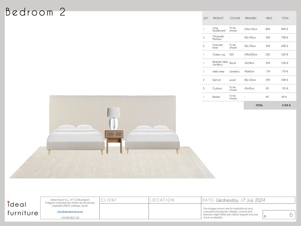 Modern Boheiman Package - Ideal Furniture ES