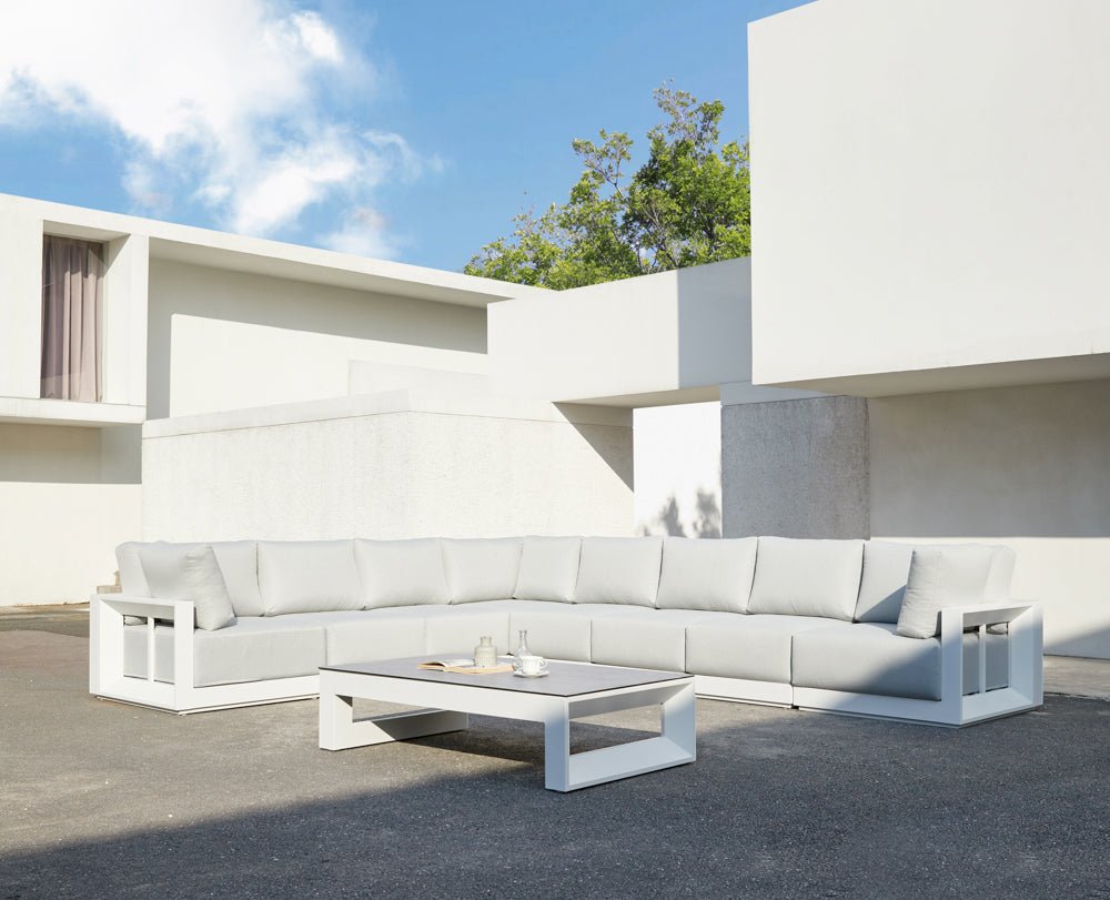 White Onix Center Sofa - Ideal Furniture ES