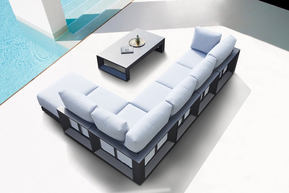 Black Onix Corner Sofa - Ideal Furniture ES