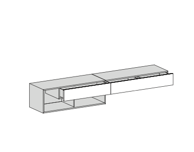 Inside TV Unit Wall - mounted - Ideal Furniture ES