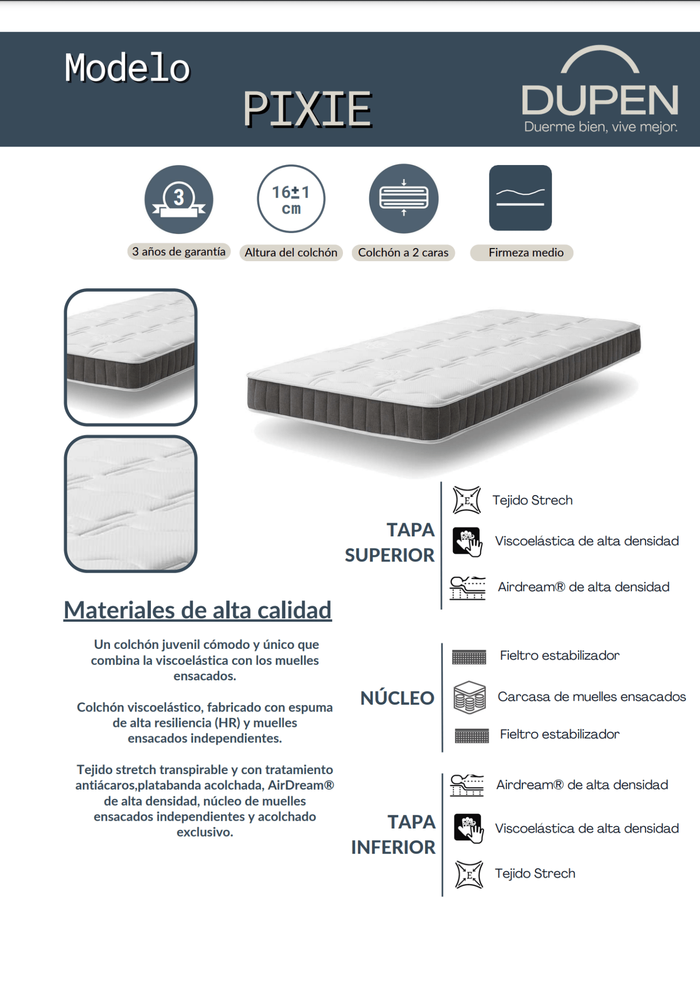 Pixie Mattress - Ideal Furniture ES