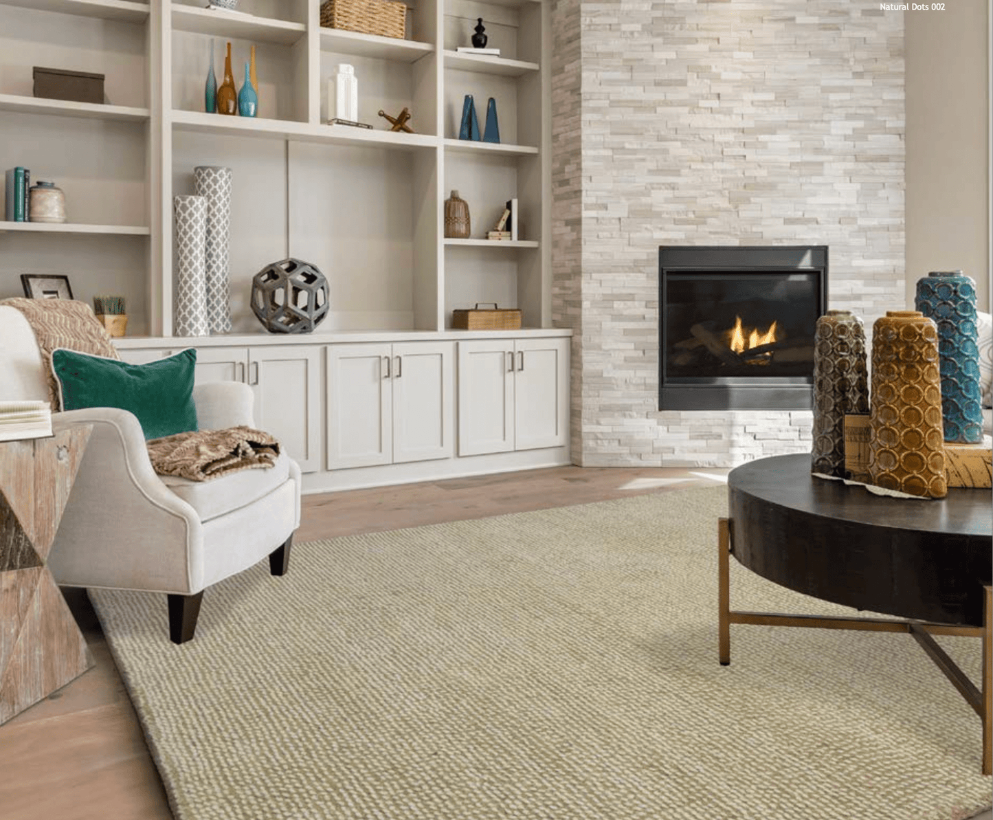 Natural Dots Rug - Ideal Furniture ES