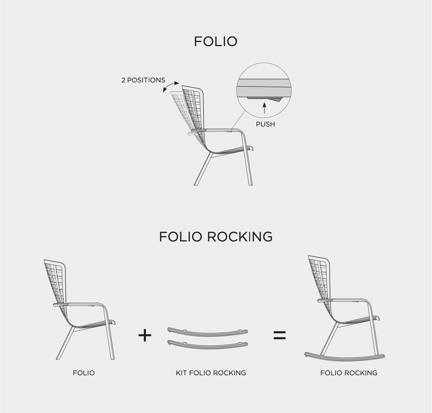 Folio Rocking Chair - Ideal Furniture ES