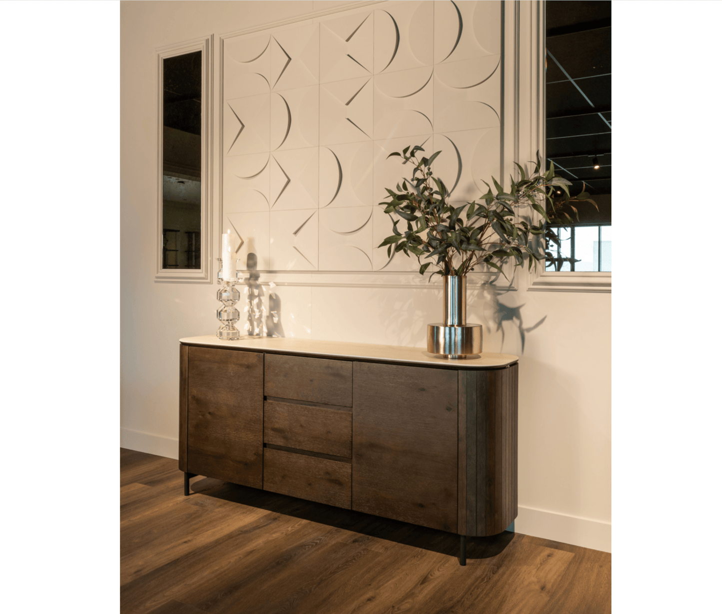 Ritz Brown Sideboard - Ideal Furniture ES