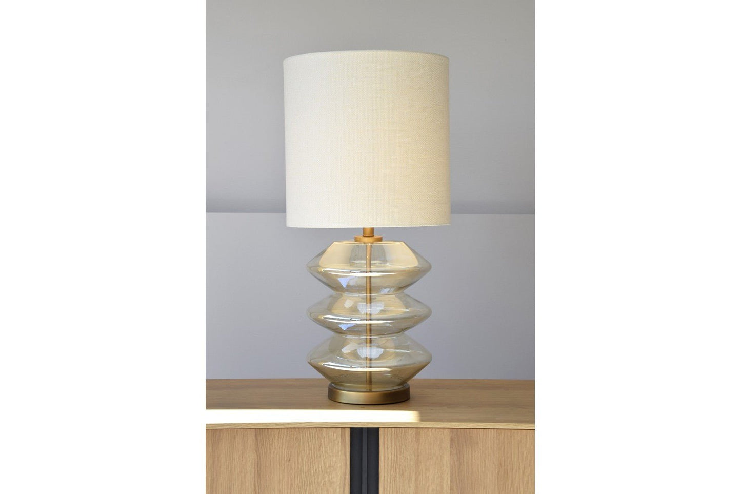 Zigzag Gold Lamp - Ideal Furniture ES