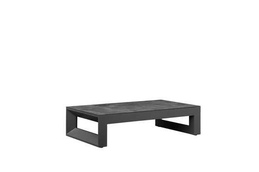 Table basse en onyx noir