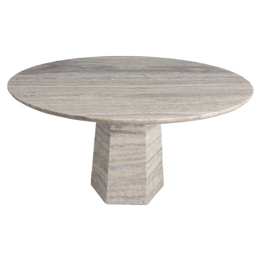 Westin travertine dining table - Ideal Furniture ES