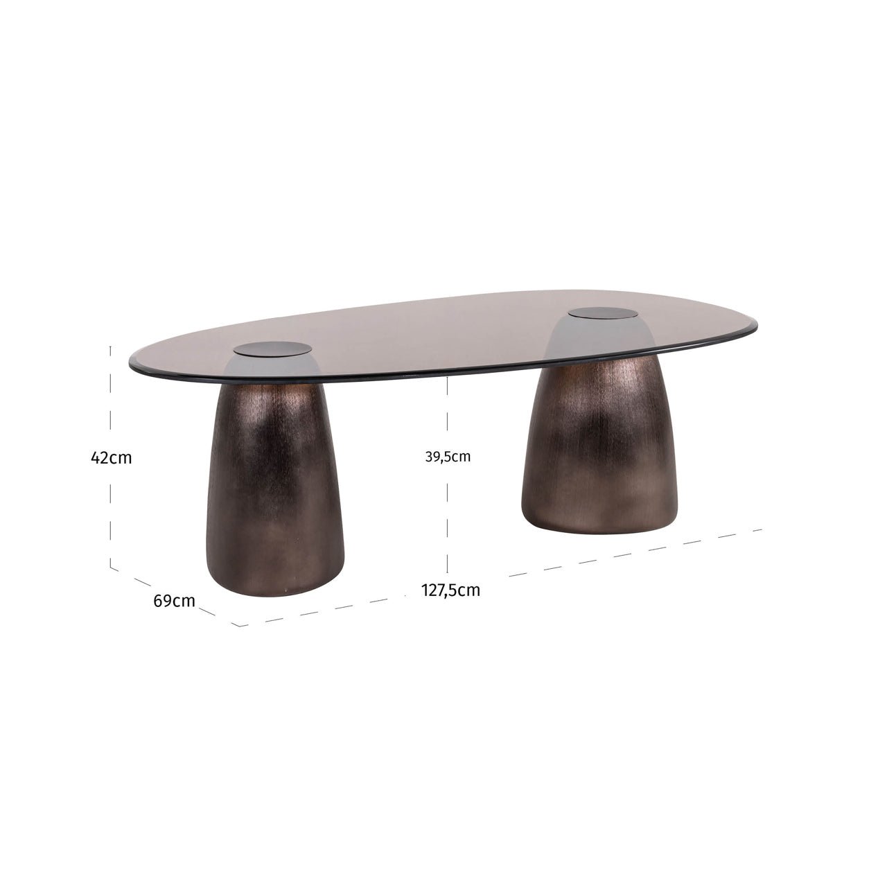 Hayden long Coffee Table - Ideal Furniture ES