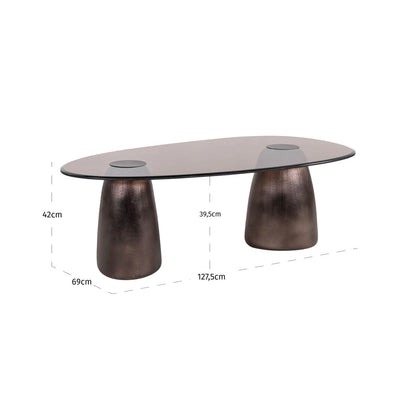 Hayden long Coffee Table - Ideal Furniture ES