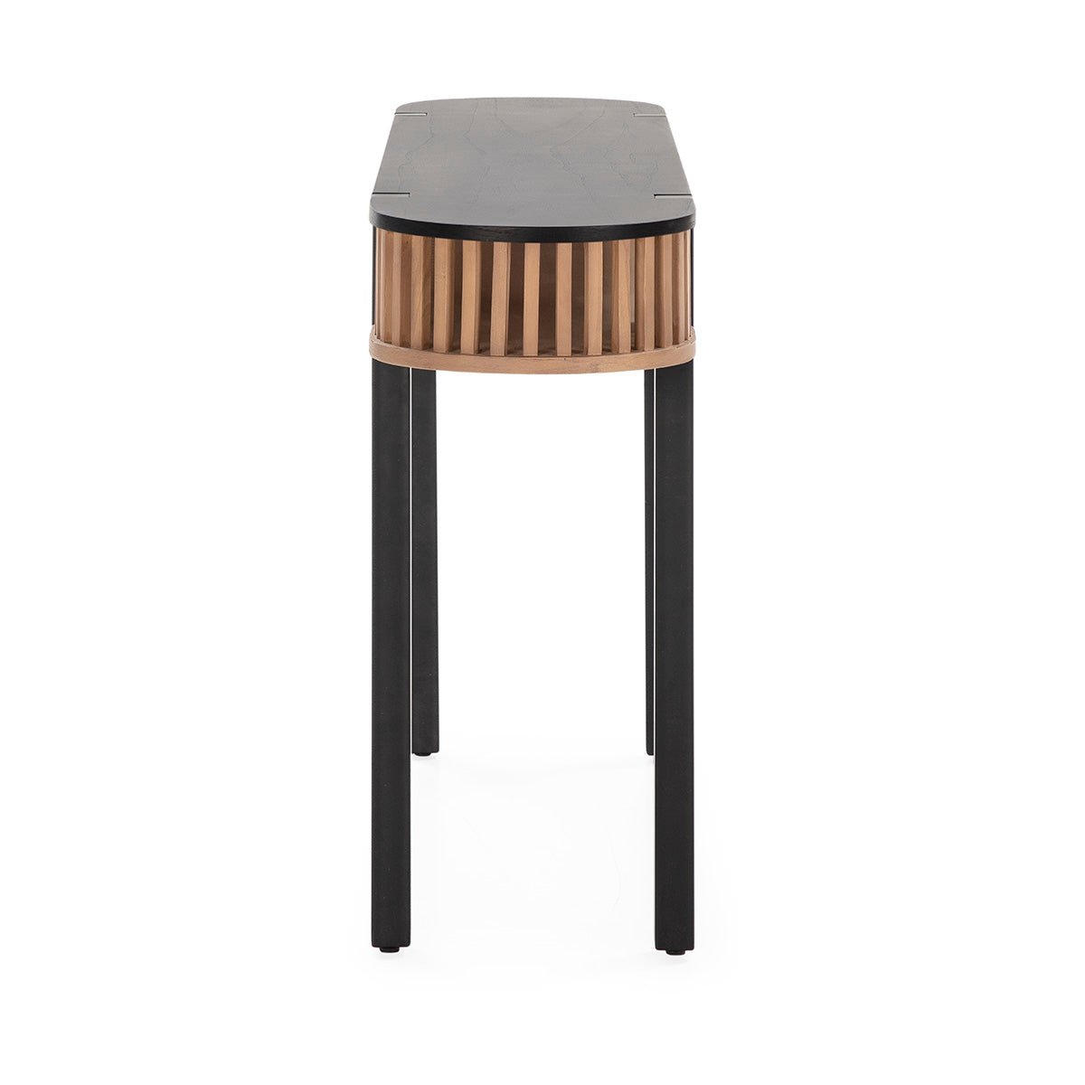 Wooden Black Cage Dressing Table - Ideal Furniture ES