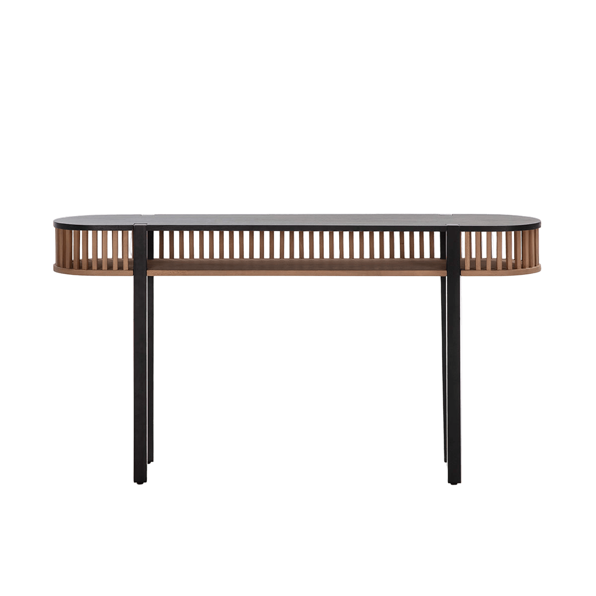 Wooden Black Cage Dressing Table - Ideal Furniture ES