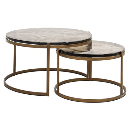 Cleo coffee table (Set of 2) - Ideal Furniture ES