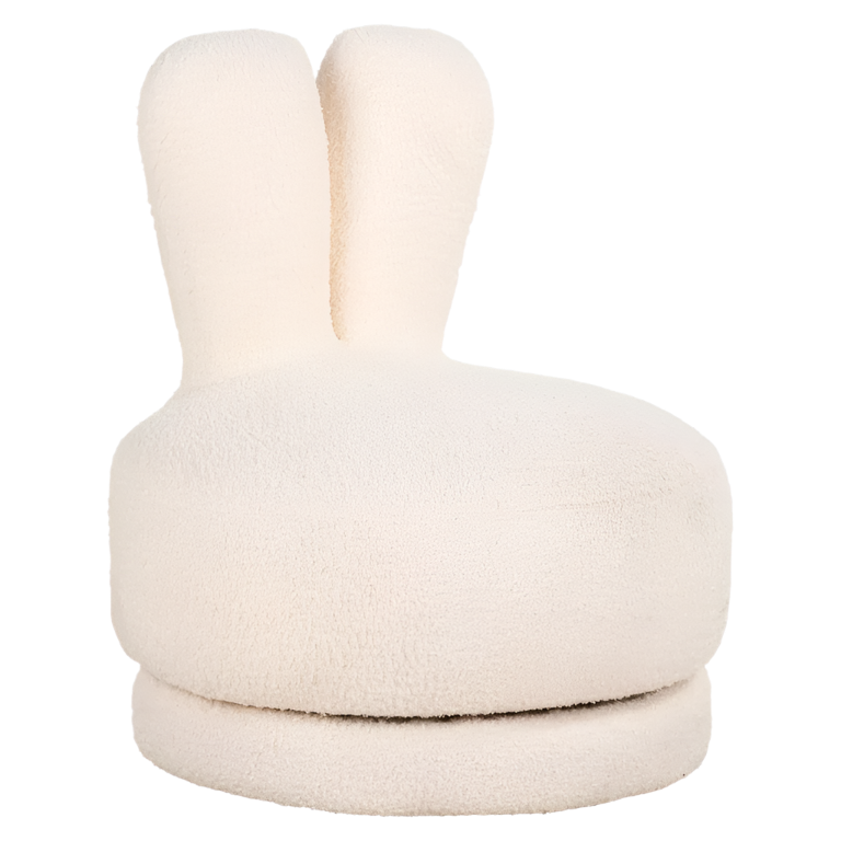 cute bunny inspired swivel chair for kids available in marbella, malaga, estepona, costa del sol.