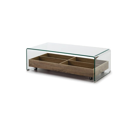 Sidney coffee table on wheels