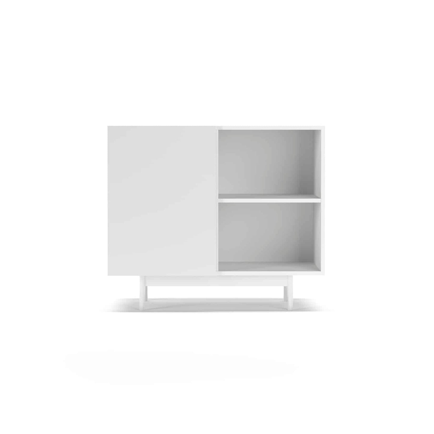 601-2 White Shoe Cabinet