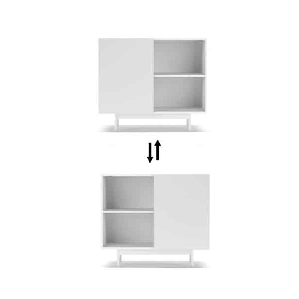 601-2 White Shoe Cabinet