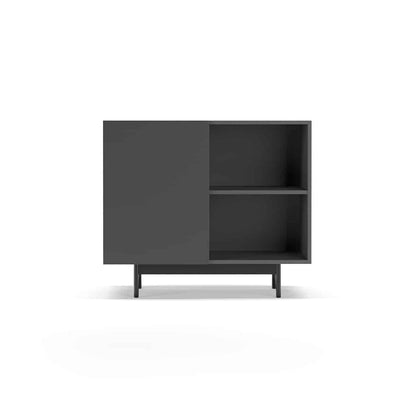 601-2 Black Shoe Cabinet