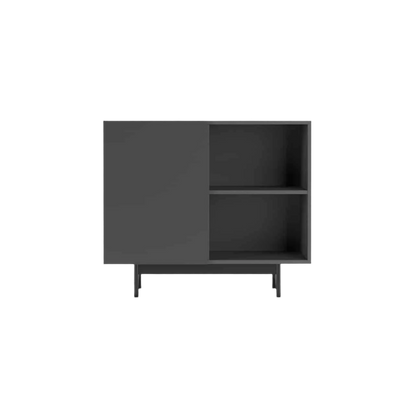 601-2 Black Shoe Cabinet