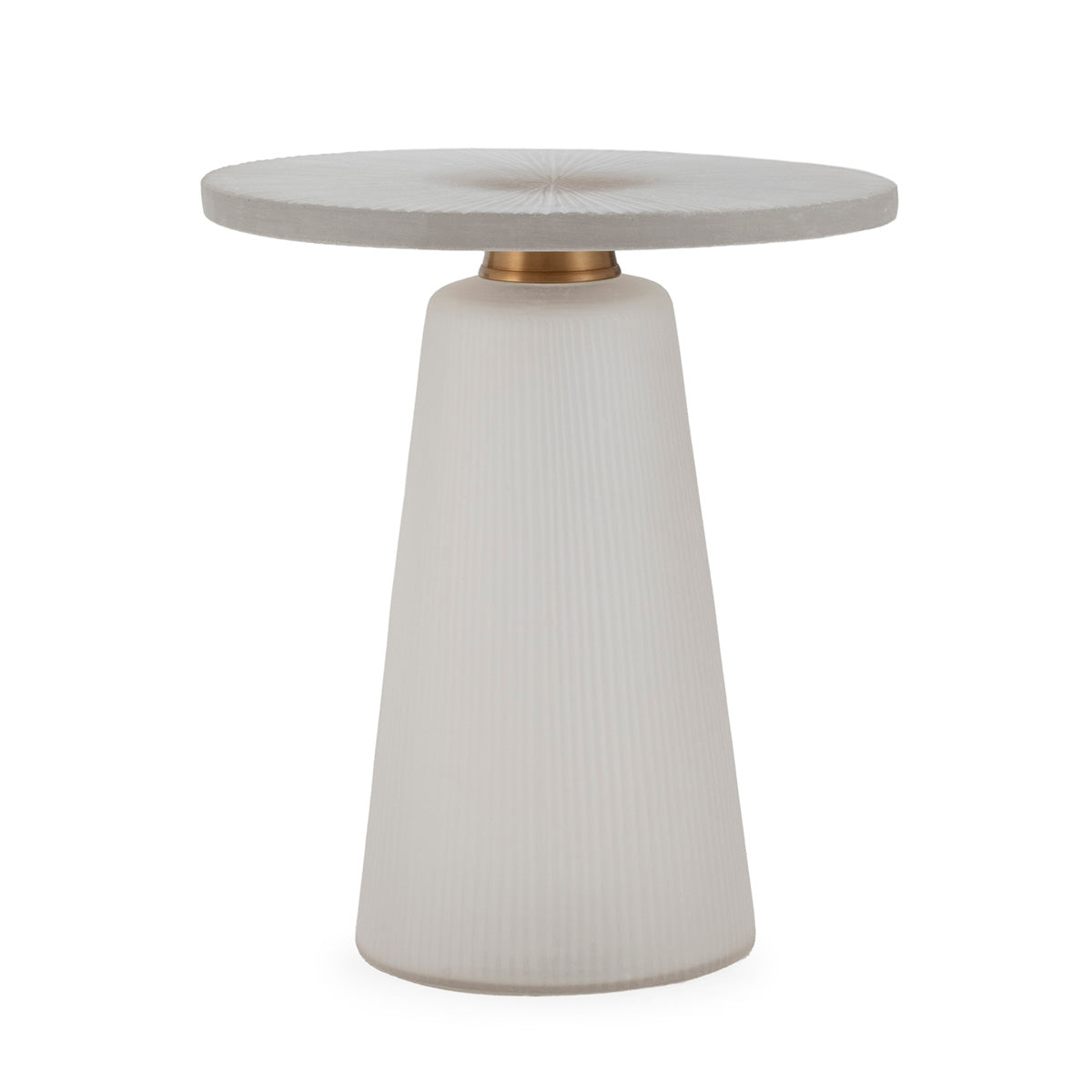 Crystal side table