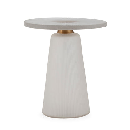 Crystal side table