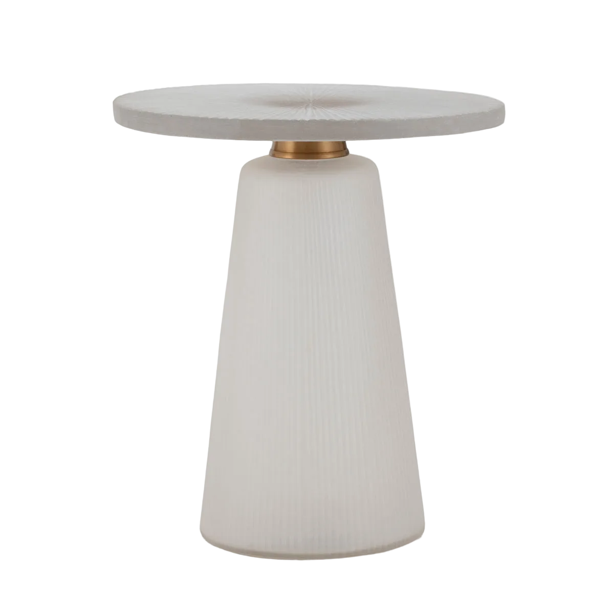 Crystal side table