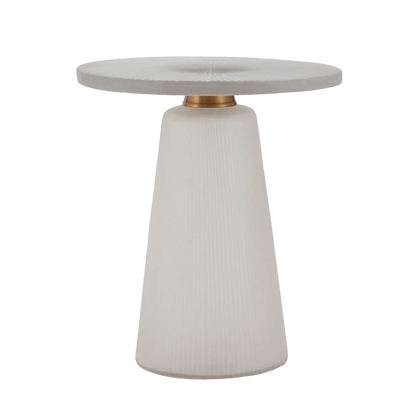 Crystal side table