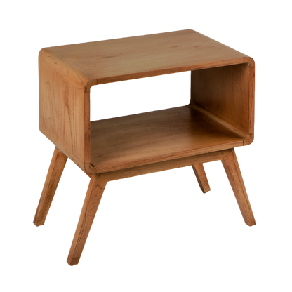 Madera Natural Velado Bedside Table