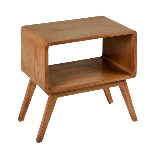 Madera Natural Velado Bedside Table