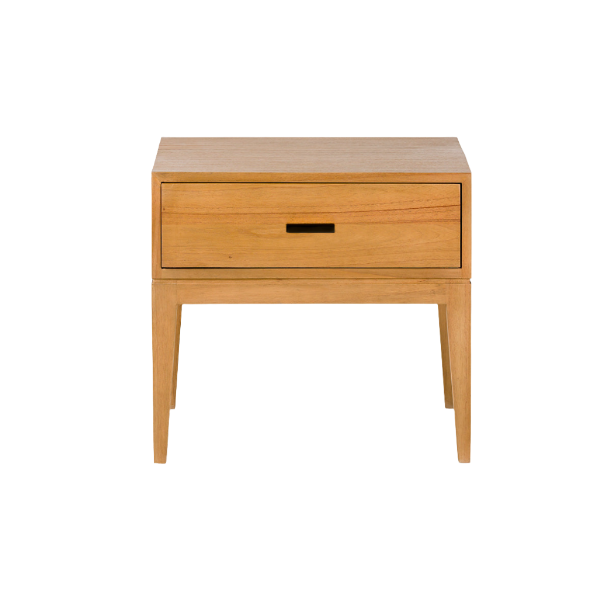 Madera Metal Natural  with legs Bedside Table