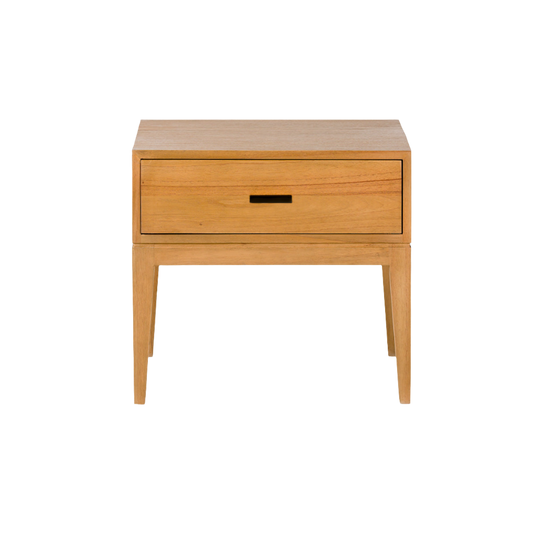 Madera Metal Natural  with legs Bedside Table