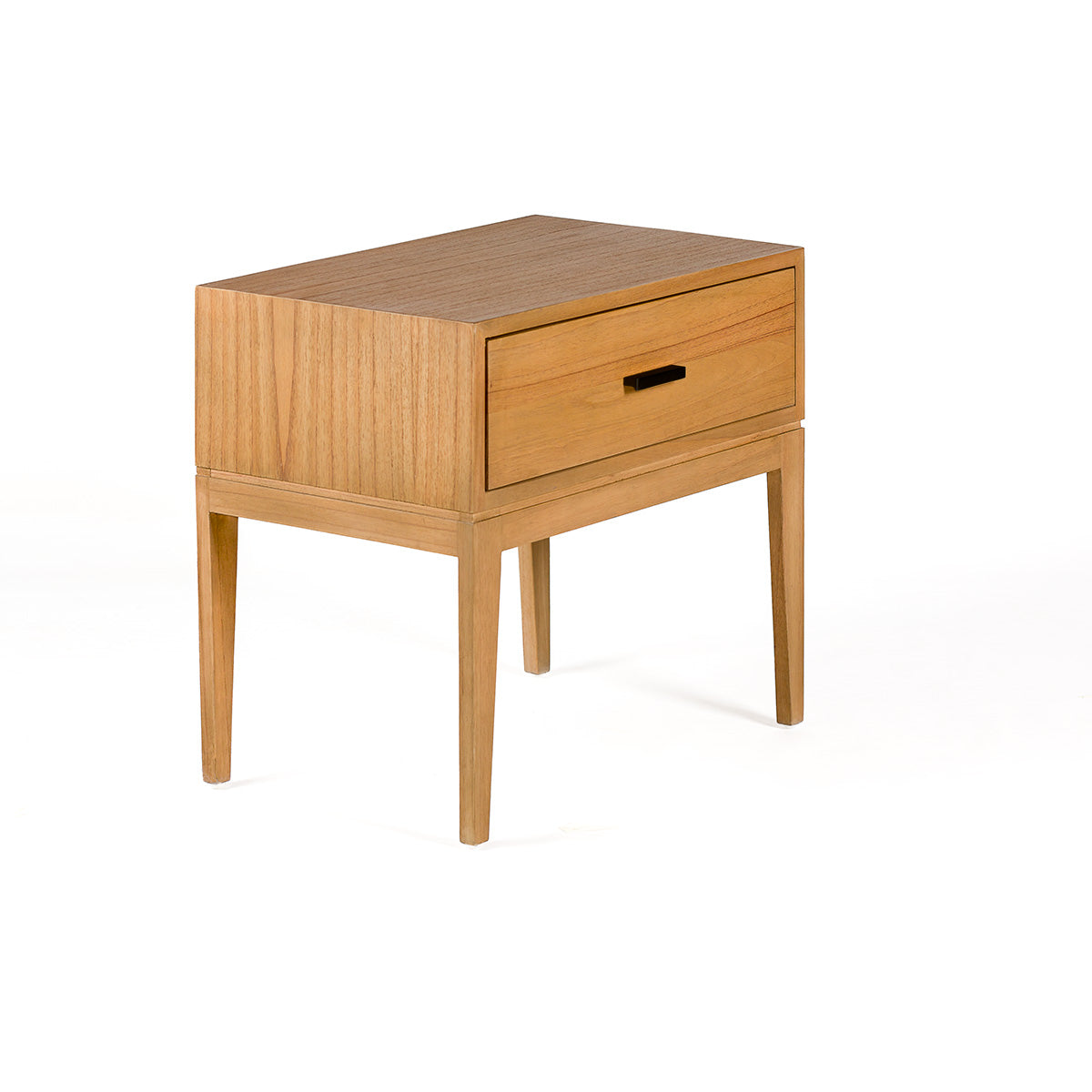 Madera Metal Natural  with legs Bedside Table