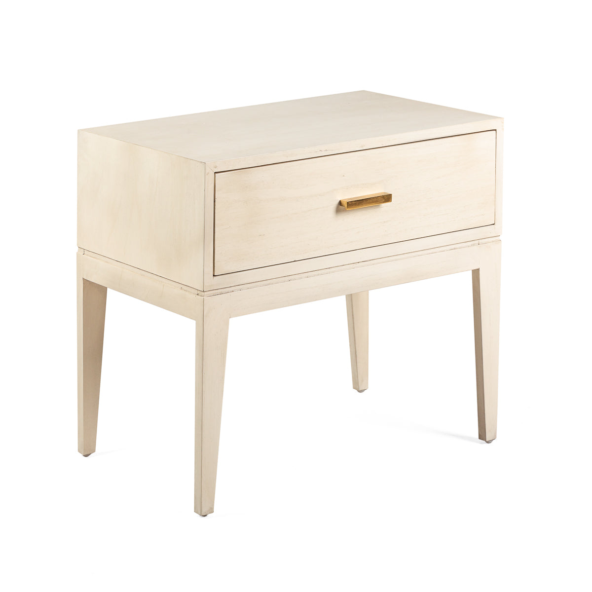 Madera Metal Natural  with legs Bedside Table