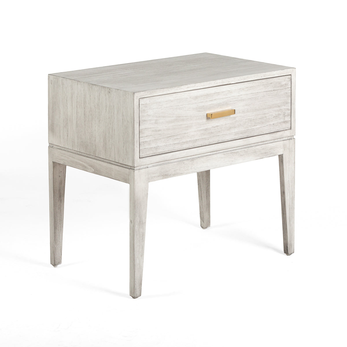 Madera Metal Natural  with legs Bedside Table