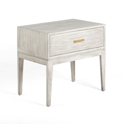 Madera Metal Natural  with legs Bedside Table