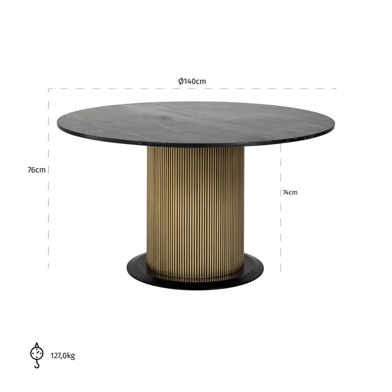 Ironville Circular Dining Table