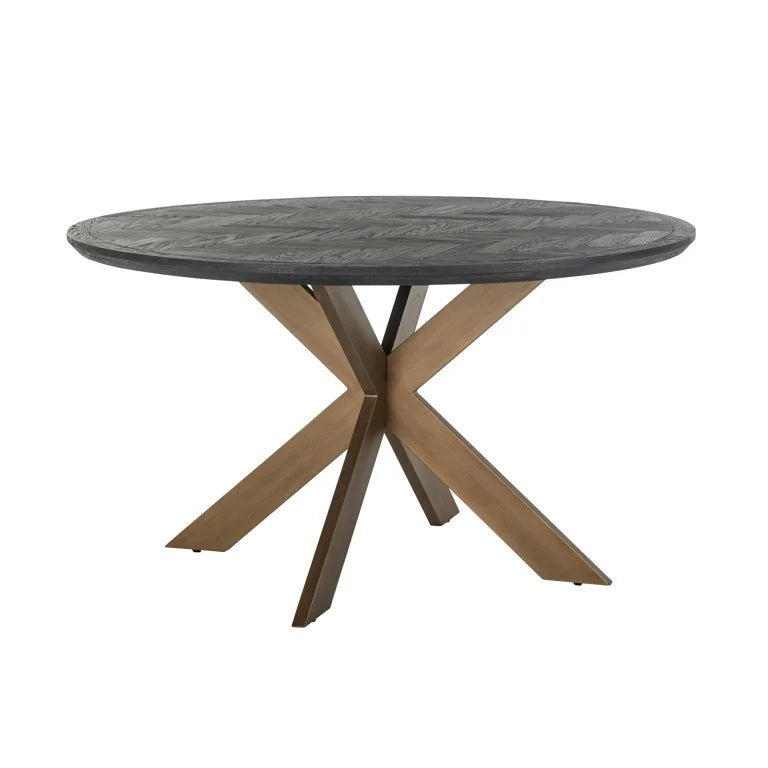 Blackbone Circular Dining Table - Ideal Furniture ES