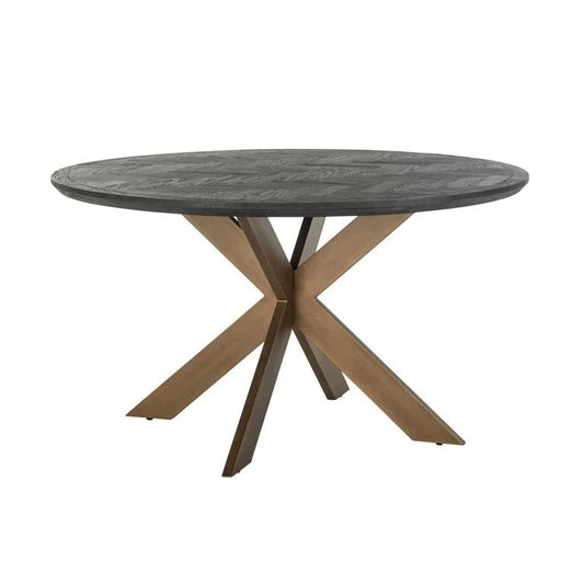 Blackbone Circular Dining Table - Ideal Furniture ES