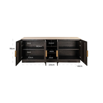 Claremont Brown Sideboard