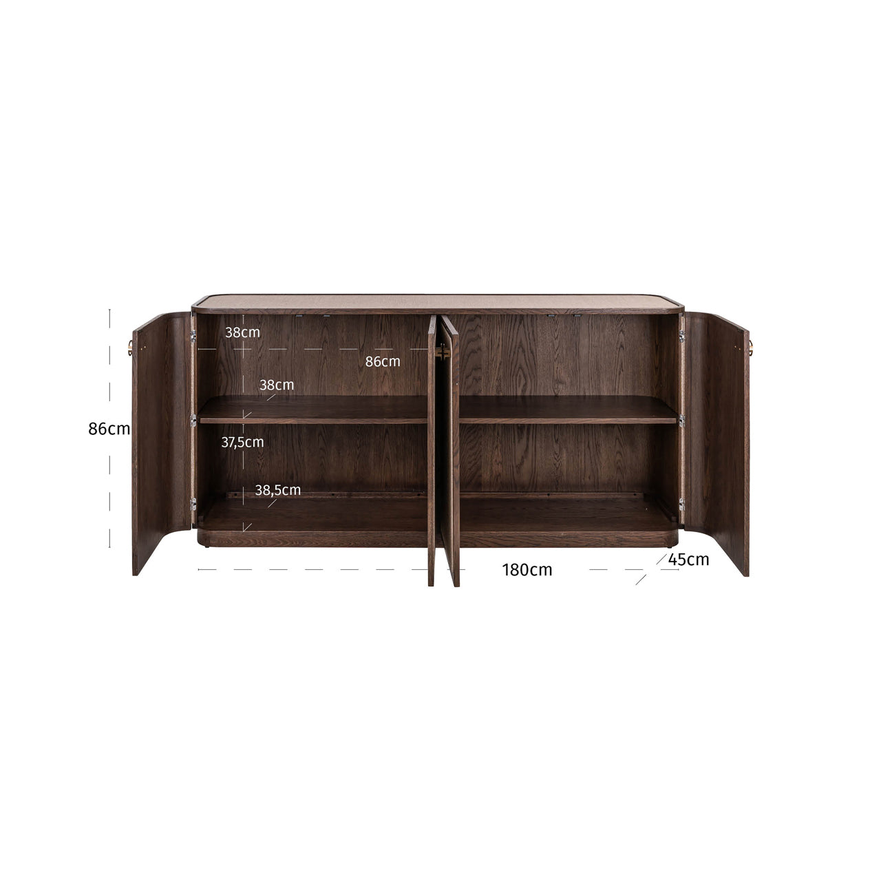 Willox Brown Sideboard