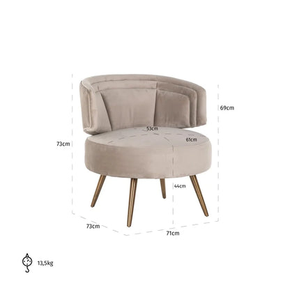 Fauteuil Hazel