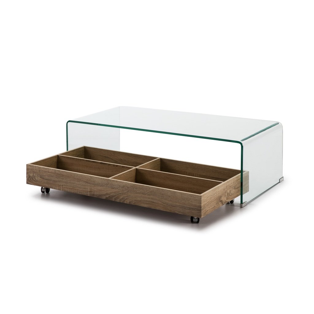 Sidney coffee table on wheels